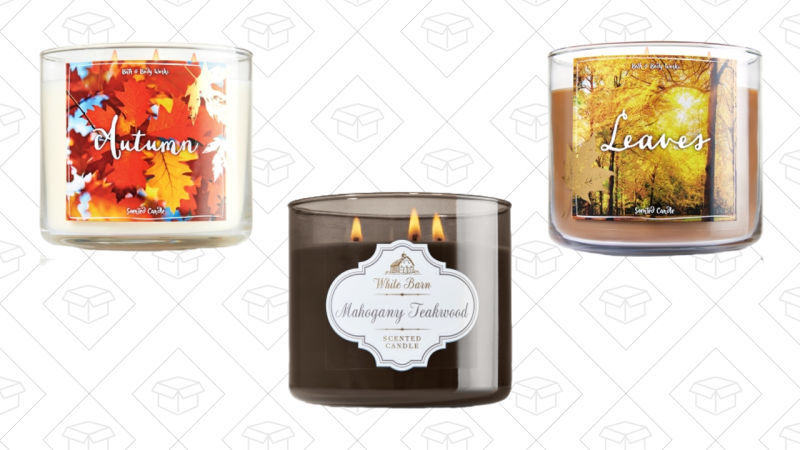 Free 3-wick candle with any purchase with code THISISXMAS
